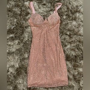 Embellished Oh Pholly pink dress